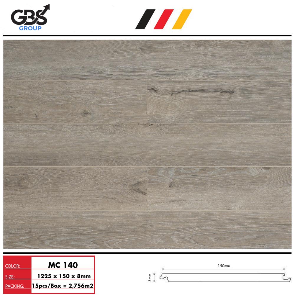 SÀN GỖ 8mm GBS – MC140