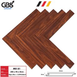 SÀN GỖ XƯƠNG CÁ 8mm GBS – MX81