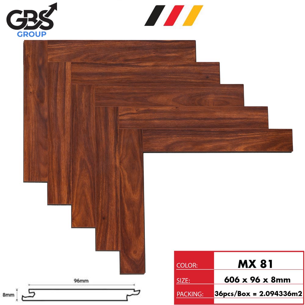 SÀN GỖ XƯƠNG CÁ 8mm GBS – MX81 - Ảnh 2